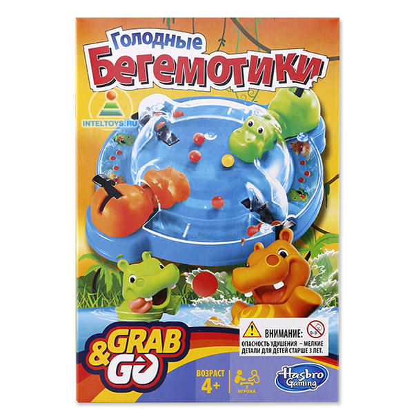Настольная игра «Голодные бегемотики», дорожная версия, Hasbro (Хасбро ...