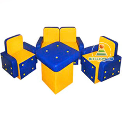 Набор детской игровой мебели (столик, диван, 2 кресла)