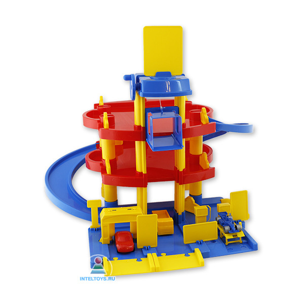 Детский паркинг 3-уровневый с автомобилями фото 4