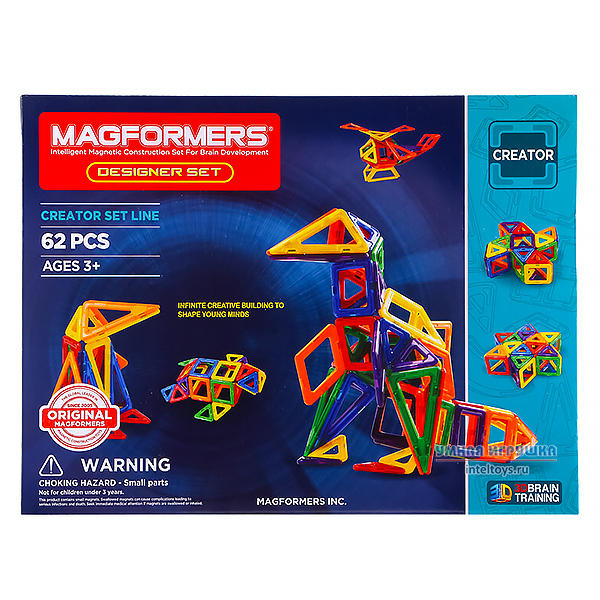 Конструктор Magformers (Магформерс) Designer Set, 62 детали купить в ...