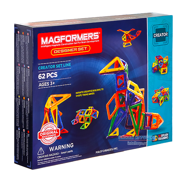 Конструктор Magformers (Магформерс) Designer Set, 62 детали купить в ...