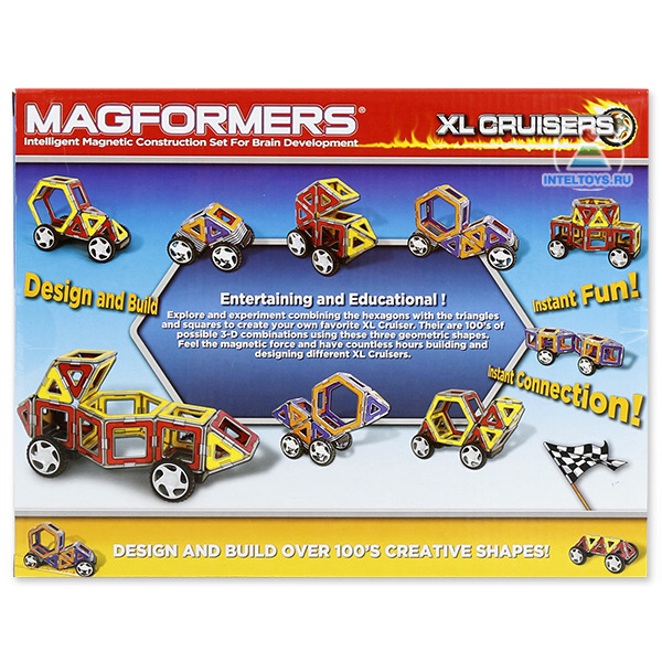 Конструктор Magformers (Магформерс) XL Cruisers «Машины», 30 деталей ...