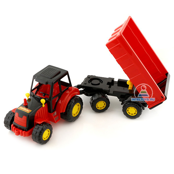 Игрушка «Трактор с прицепом №1» (серия Мастер) фото 3