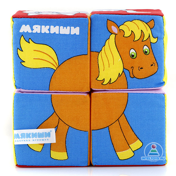 Кубики Мякиши Собери Картинку