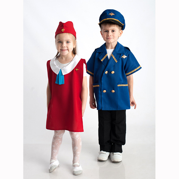 Детские костюмы для ролевых игр по профессиям и в детском саду