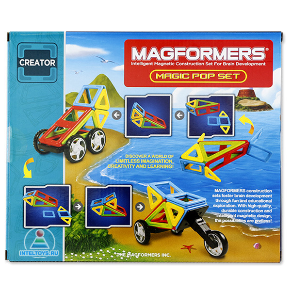 Магнитный конструктор Magformers Magic Pop Set, 25 деталей, Магформерс ...