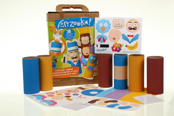 Artzooka (Артзука) «Веселые друзья из бумаги», набор для творчества фото 1