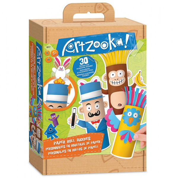 Artzooka (Артзука) «Веселые друзья из бумаги», набор для творчества фото 5