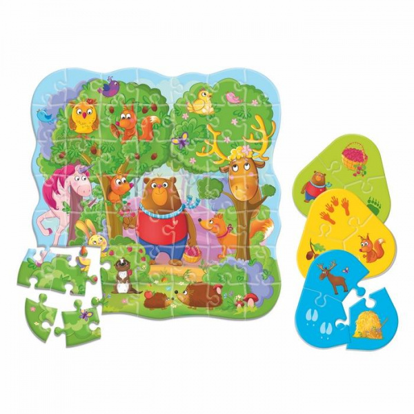 Сюжетные мягкие пазлы Roter Kafer «Волшебный лес»  фото 2