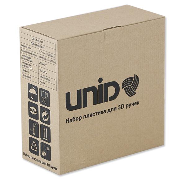 АБС-пластик для 3D-ручки, 1,75 мм (12 цветов по 10 метров), UNID (Юнид) фото 3