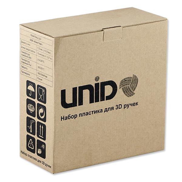 ПЛА-пластик для 3D-ручки, 1,75 мм (12 цветов по 10 метров), UNID (Юнид) фото 3