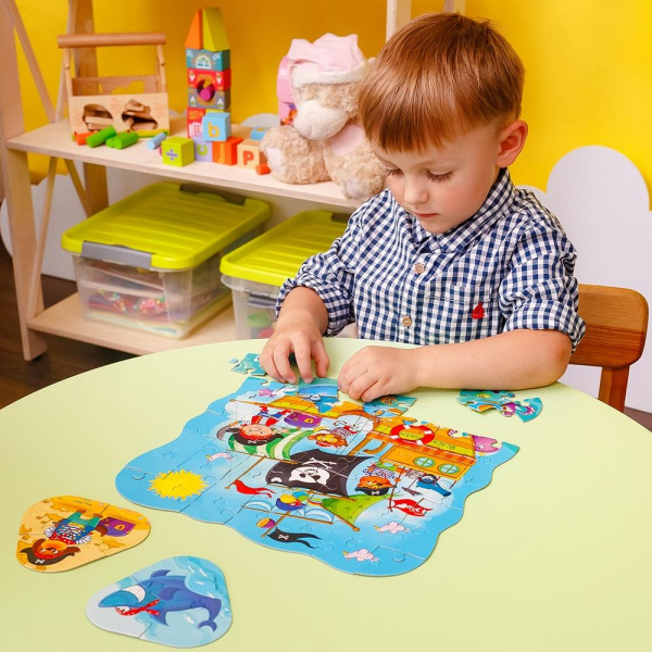 Сюжетные мягкие пазлы Roter Kafer «Пираты» фото 3