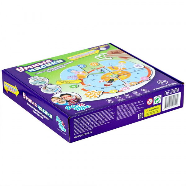 Развивающая игра на липучках «Умные часики», Pic`N`Mix (Пик'нМикс) фото 2
