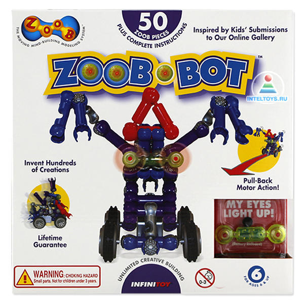 Конструктор Zoob (Зуб) Bot, 50 элементов купить в Москве, Нижнем ...