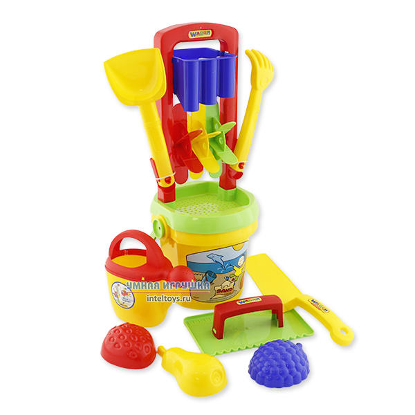 Детский набор для песка №457 (10 предметов), Полесье