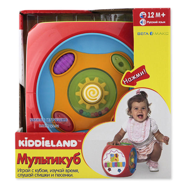 Развивающая игрушка kiddieland многофункциональный короб