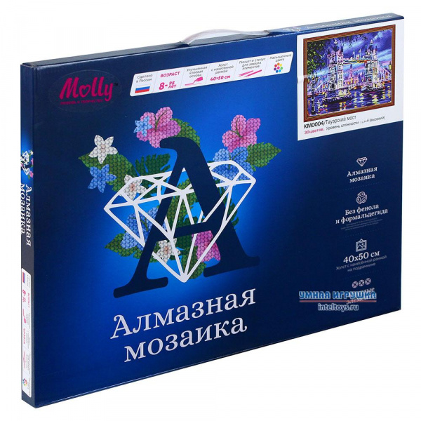 Картина стразами «Алмазная живопись – Тауэрский мост», Molly (Молли) фото 1