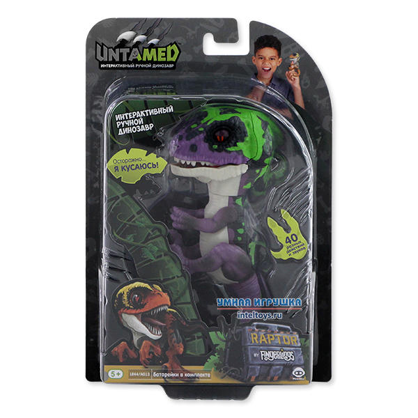Интерактивный динозавр Untamed Fingerlings «Рейзор», WowWee (ВовВи)