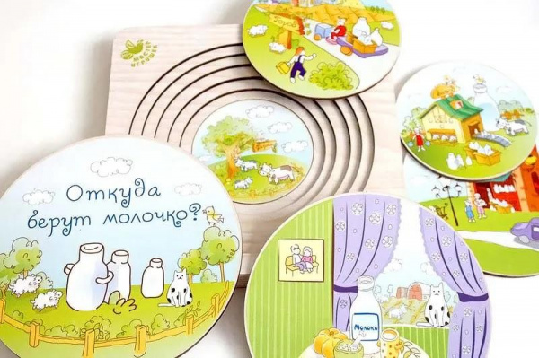 Рамка Тимбергрупп «Откуда берут молочко?» фото 2