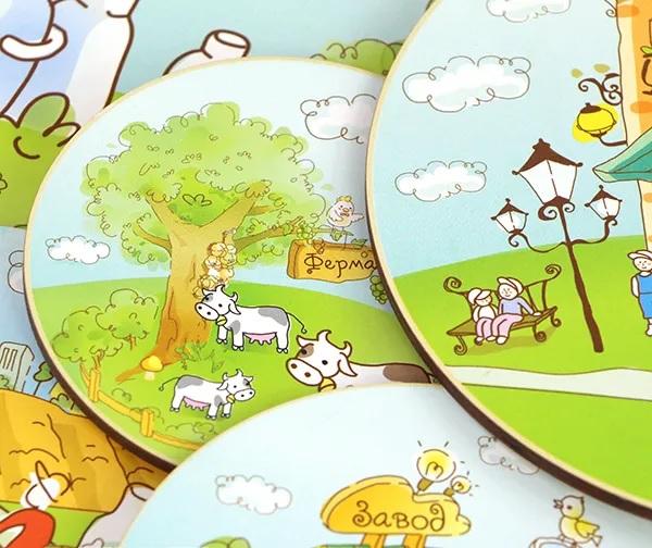 Рамка Тимбергрупп «Откуда берут молочко?» фото 3