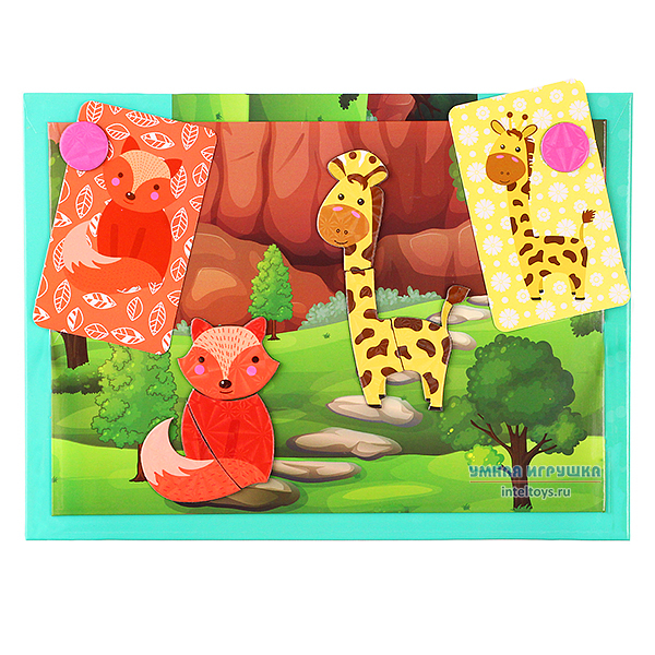 Развивающая магнитная игра «В зоопарке», Book (Магнетик Бук