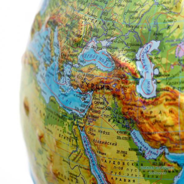 Интерактивный рельефный глобус Globen фото 7