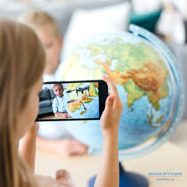 Интерактивный рельефный глобус Globen фото 12
