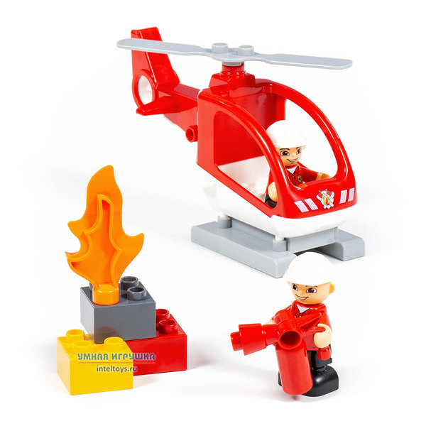 Конструктор Макси «Пожарная станция», Полесье, 81 элемент фото 5