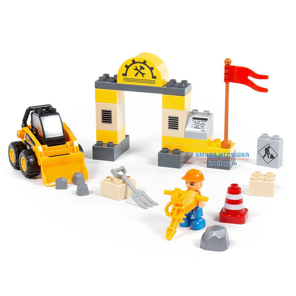 Конструктор Макси «Строительная фирма», Полесье, 36 элементов фото 3
