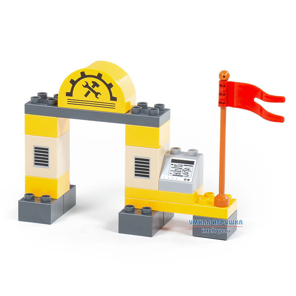 Конструктор Макси «Строительная фирма», Полесье, 36 элементов фото 4