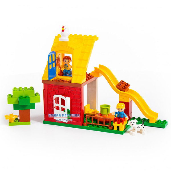 Конструктор Макси «Веселая ферма», Полесье, 50 элементов фото 4