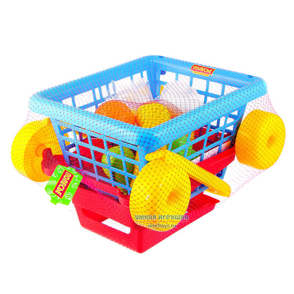 Детская тележка с продуктами «Супермаркет №1», Полесье фото 4