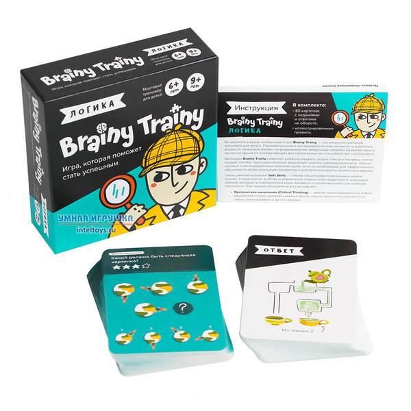 Развивающая игра-головоломка «Логика», Brainy Trainy (Брейни Трейни ...