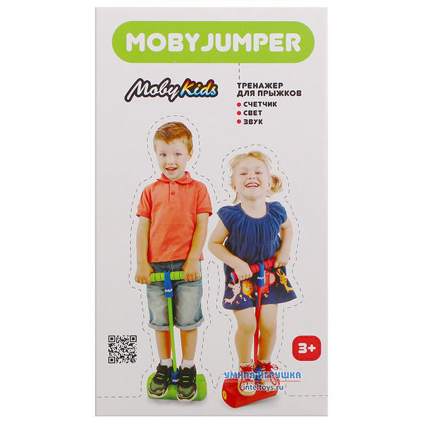 Тренажер для прыжков Moby Jumper, красный, Moby Kids (Моби Кидс)