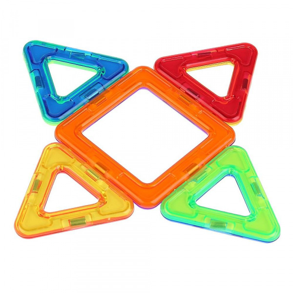 Конструктор магнитный 5 деталей на блистере Город мастеров  фото 1