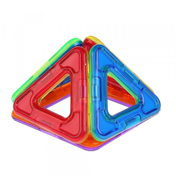 Конструктор магнитный 5 деталей на блистере Город мастеров  фото 2