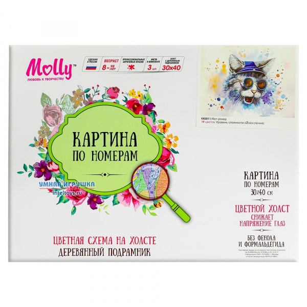 Картина Кот рокер фото 1