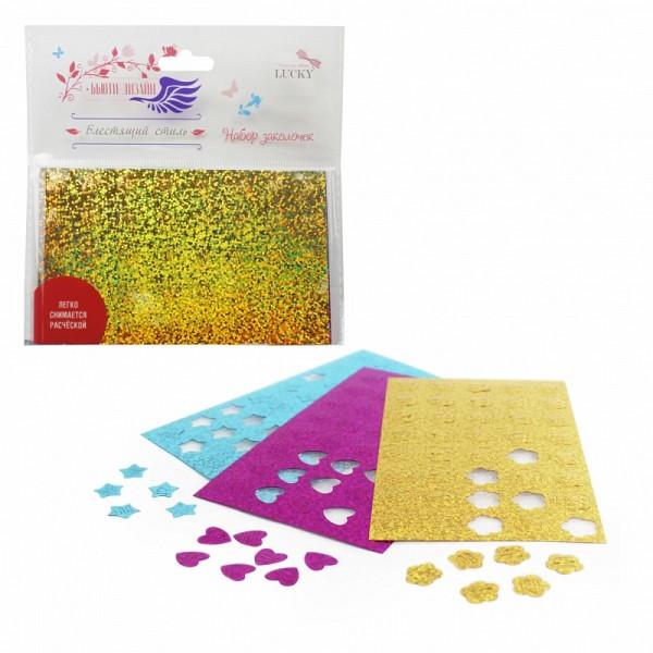 Бьюти-Дизайн набор для украшения причесок 40 мини-заколок Lucky