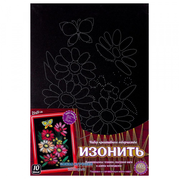 Набор «Изонить – Цветы», Danko Toys купить в Москве, Нижнем Новгороде, СПб, Казани