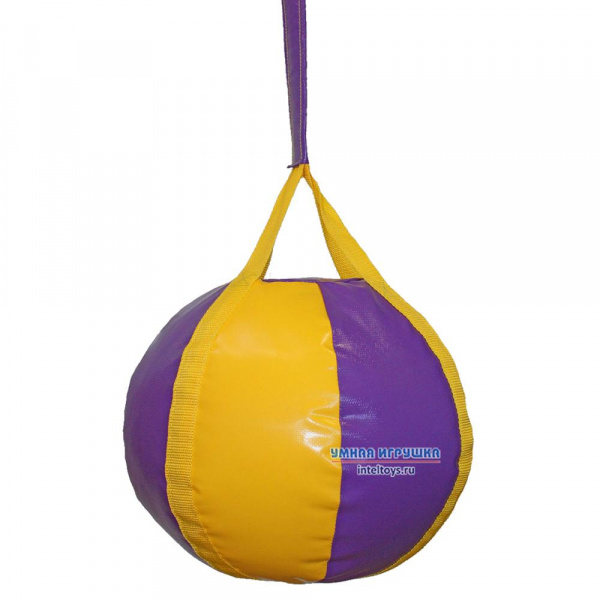 Подвесные качели-шар Belon familia (фиолетово-желтые), 30 см купить в ...