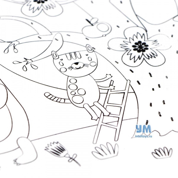 Коврик раскраска для творчества фото 2