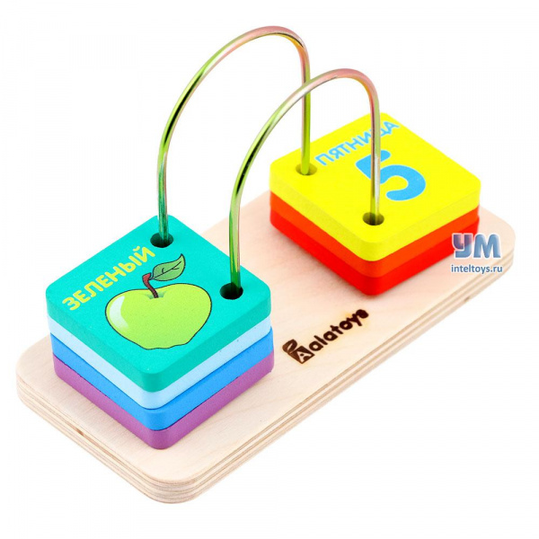 Пирамидка Счеты Alatoys фото 1