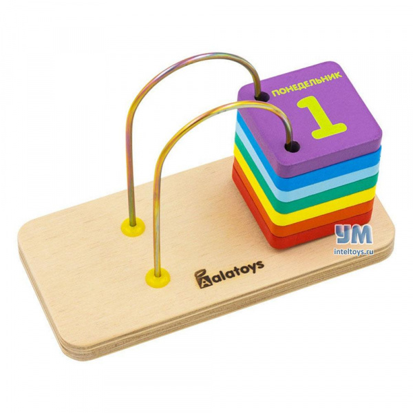 Пирамидка Счеты Alatoys фото 2