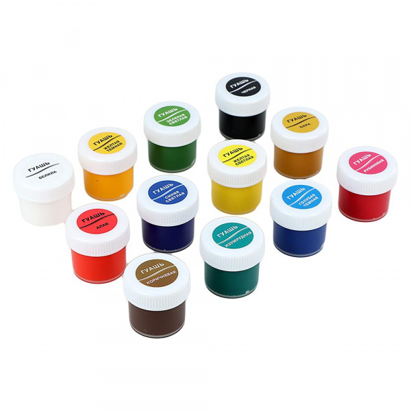 Гуашь Классика 12 цветов фото 2