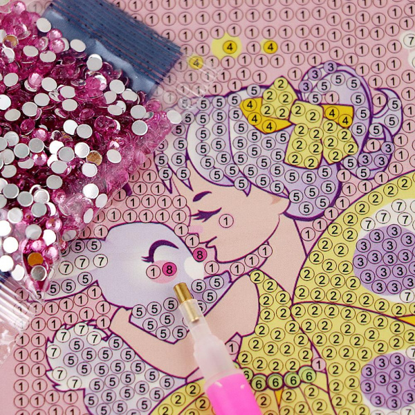 Алмазная мозаика Фея фото 4