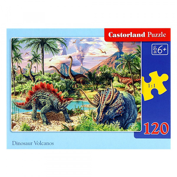 Пазл Castorland 120 элементов «Динозавры»