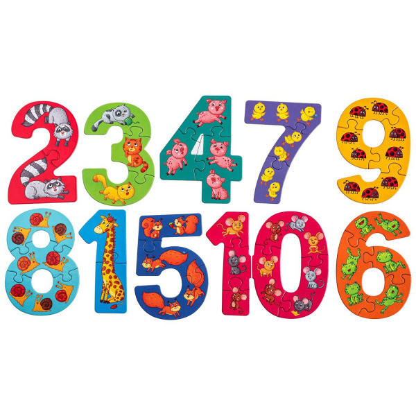 Вот такие цифры Развивающая игра для самых маленьких 3+ фото 2
