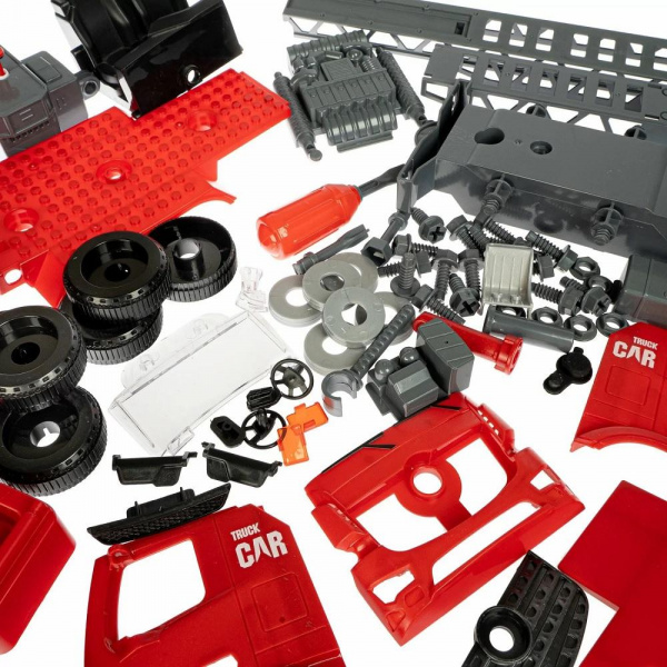 Машинка конструктор Пожарная часть фото 4