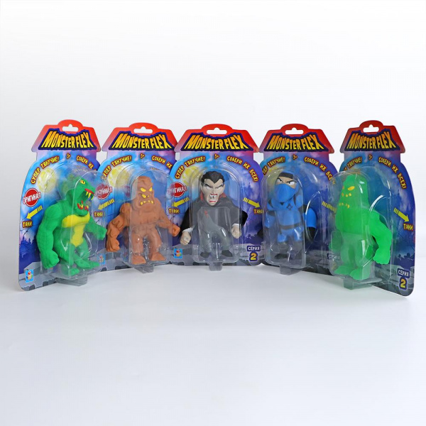 Тянущаяся фигурка «Монстер Флекс Monster Flex» серия 2, 1TOY (в ...