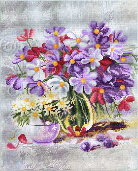 Хрупкое очарование Алмазная картина на подрамнике 40х50 фото 3